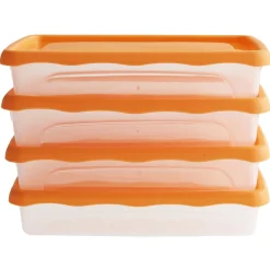 Gifi Boîte de conservation alimentaire 0,8L x4