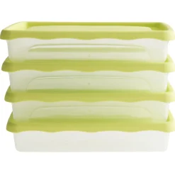 Gifi Boîte de conservation alimentaire 0,8L x4