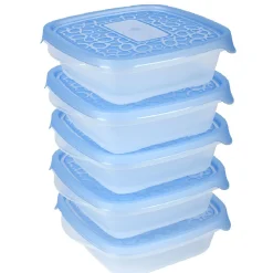 Gifi Boîte de conservation alimentaire Curver Take away 0,6 L x5