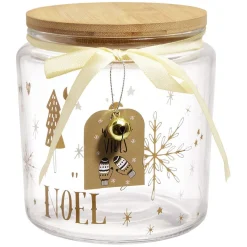 Gifi Boîte de conservation en verre motif Noël