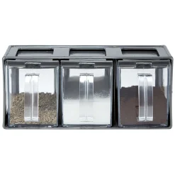 Gifi Boîte de cuisine 3 compartiments avec poignée