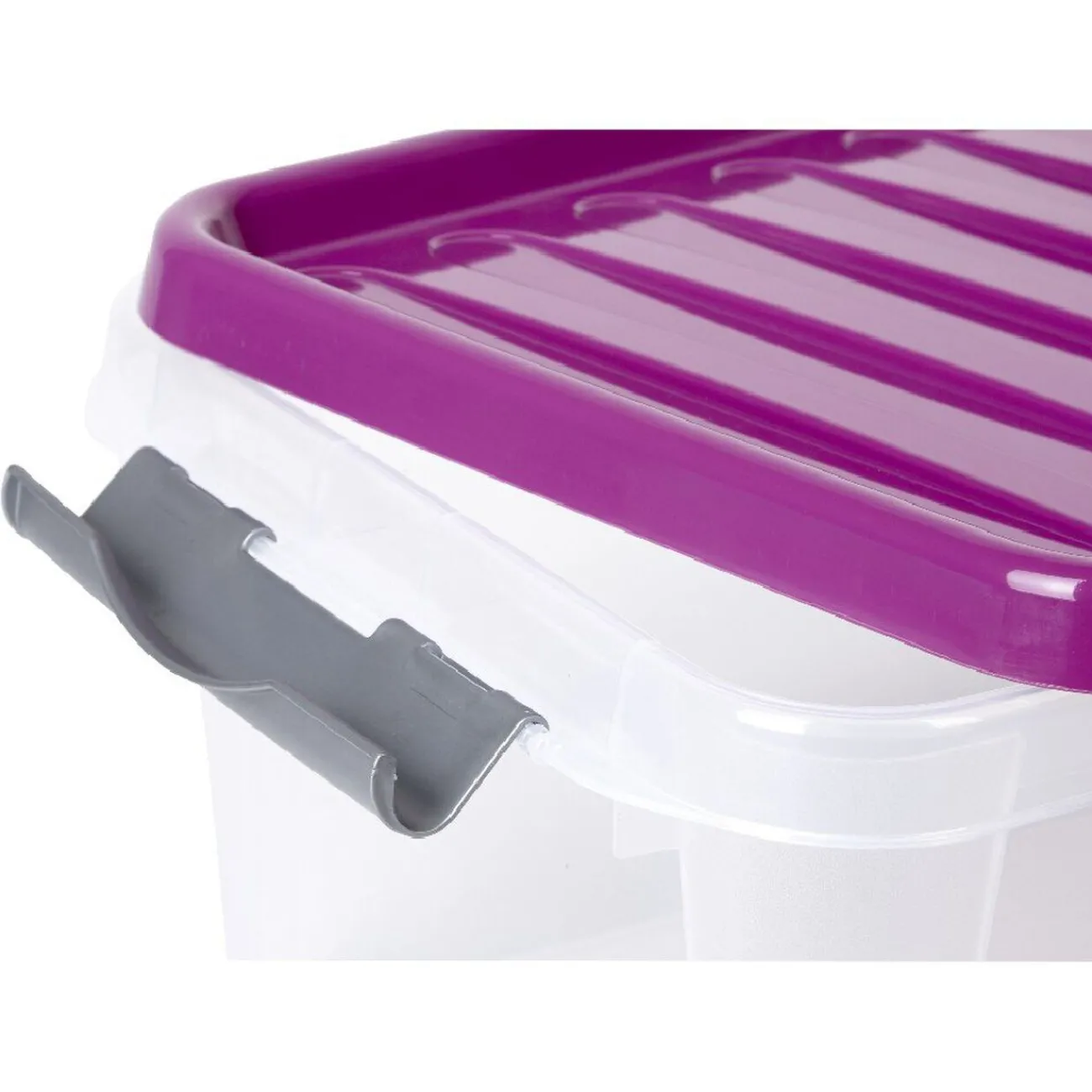 Gifi Entretien Du Linge|Boîte de rangement à clip 14 L