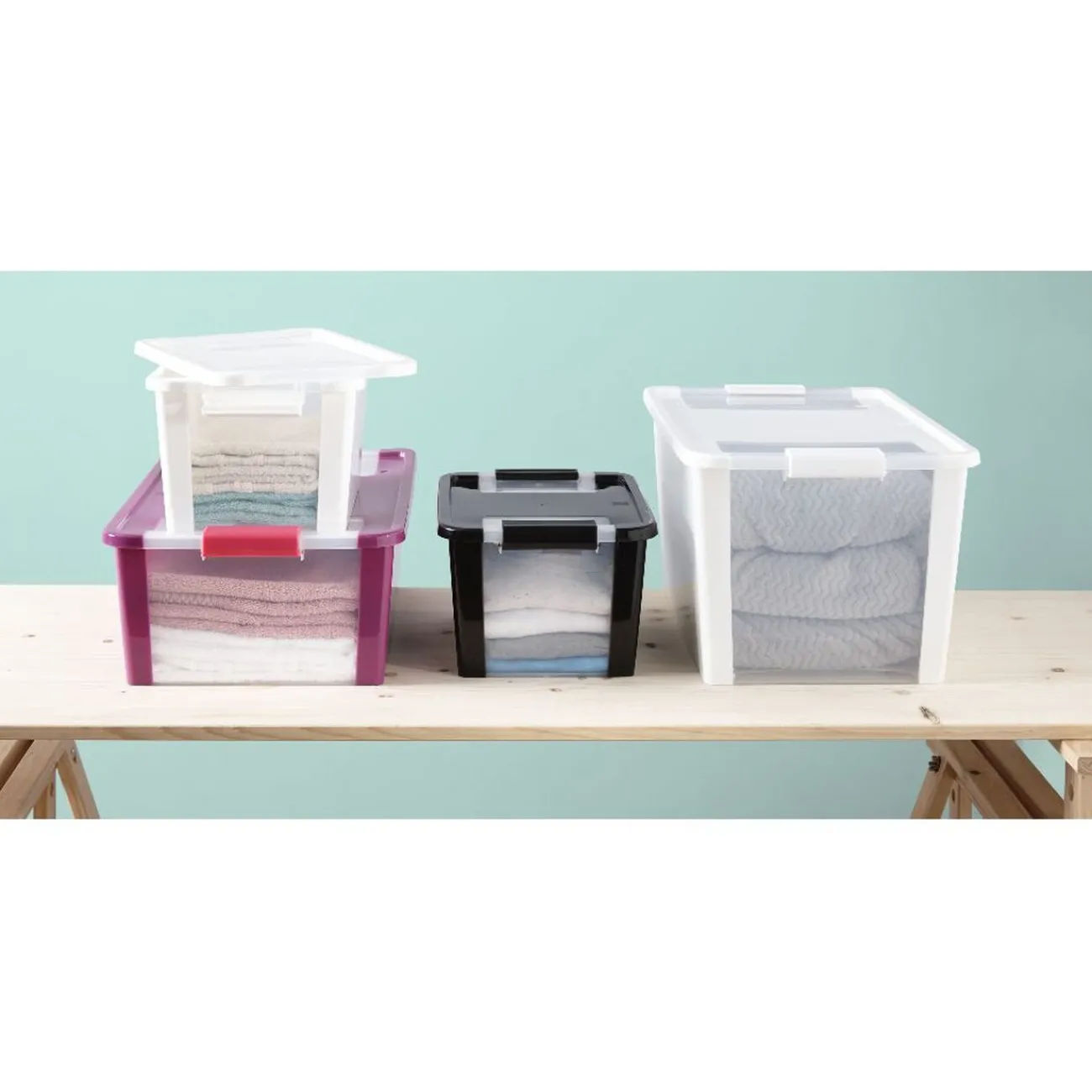 Gifi Rangement|Boîte de rangement 26 L blanc