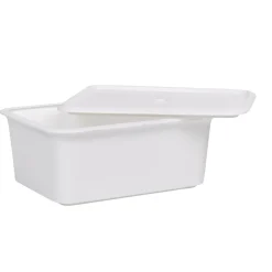 Gifi Rangement|Boîte de rangement 6 L blanc