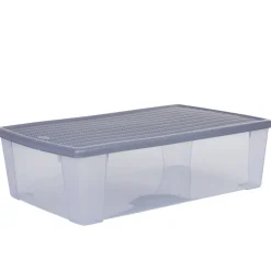 Gifi Rangement|Boîte de rangement 30 L bleue