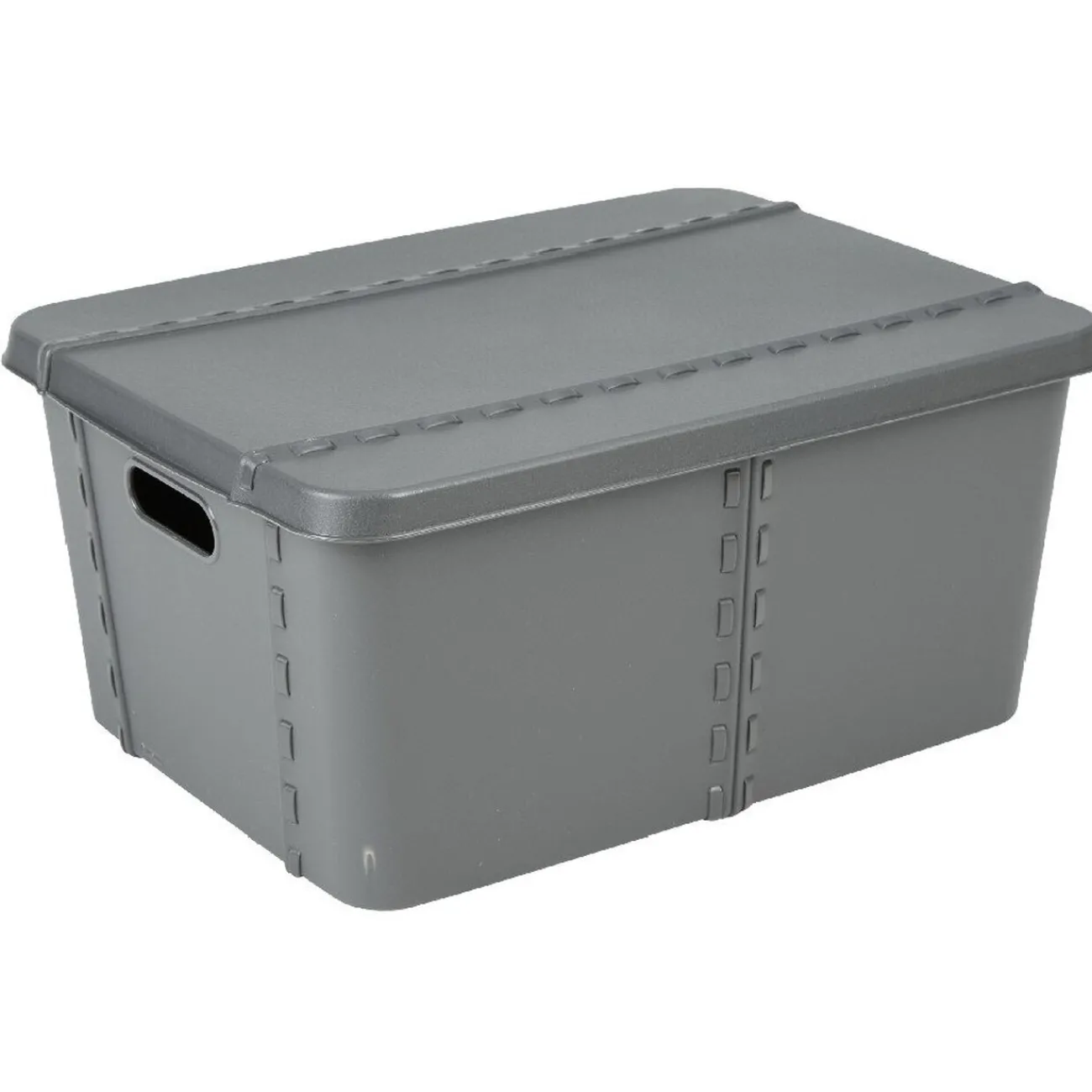 Gifi Rangement|Boîte de rangement 15 L gris anthracite