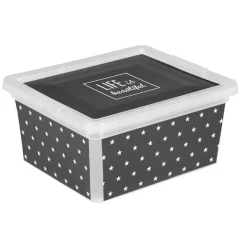 Gifi Rangement|Boîte de rangement 2 L Life is beautiful