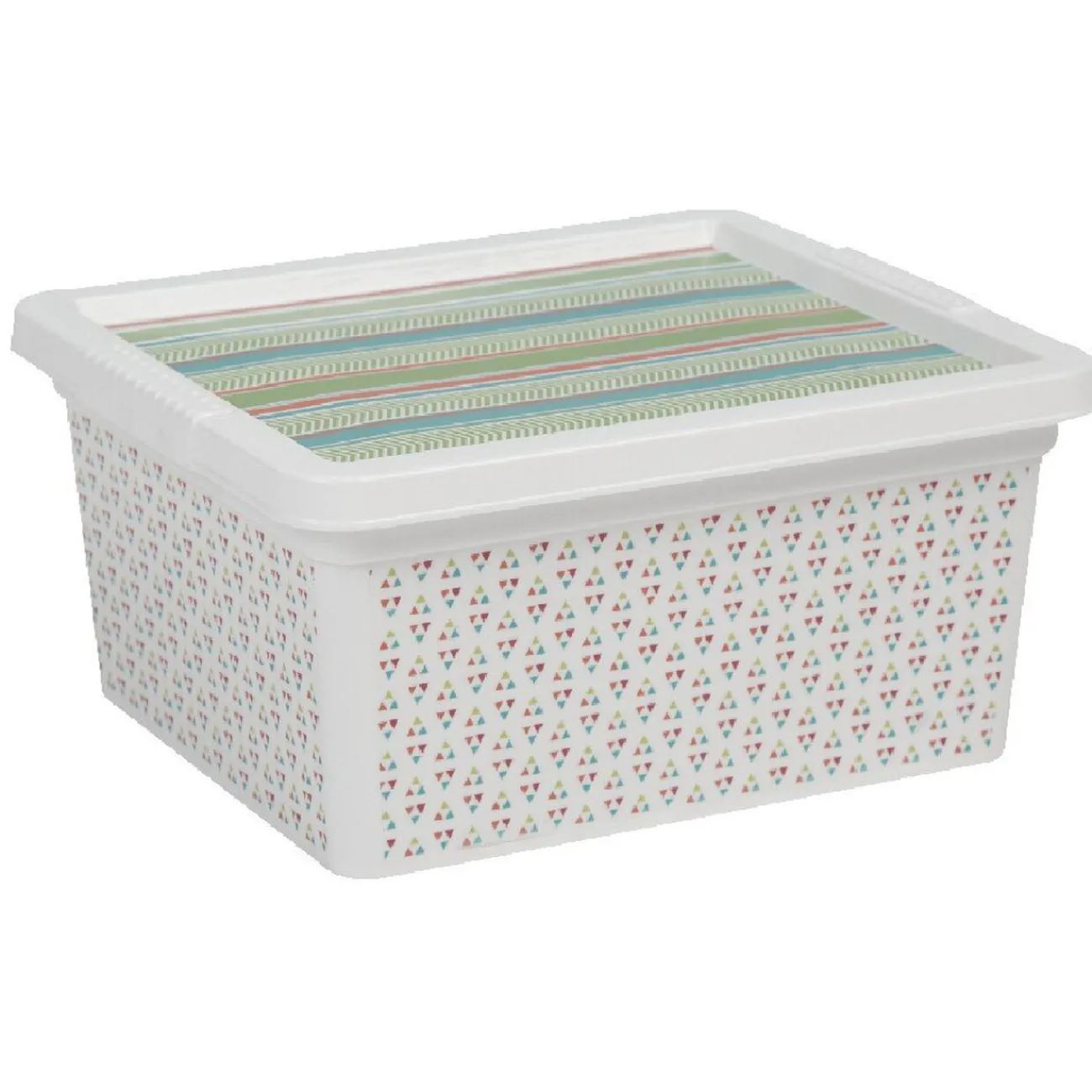 Gifi Entretien Du Linge|Boîte de rangement 2 L multicolore exotique