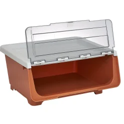 Gifi Rangement|Boîte de rangement à ouverture latérale - 43x33xH21 cm