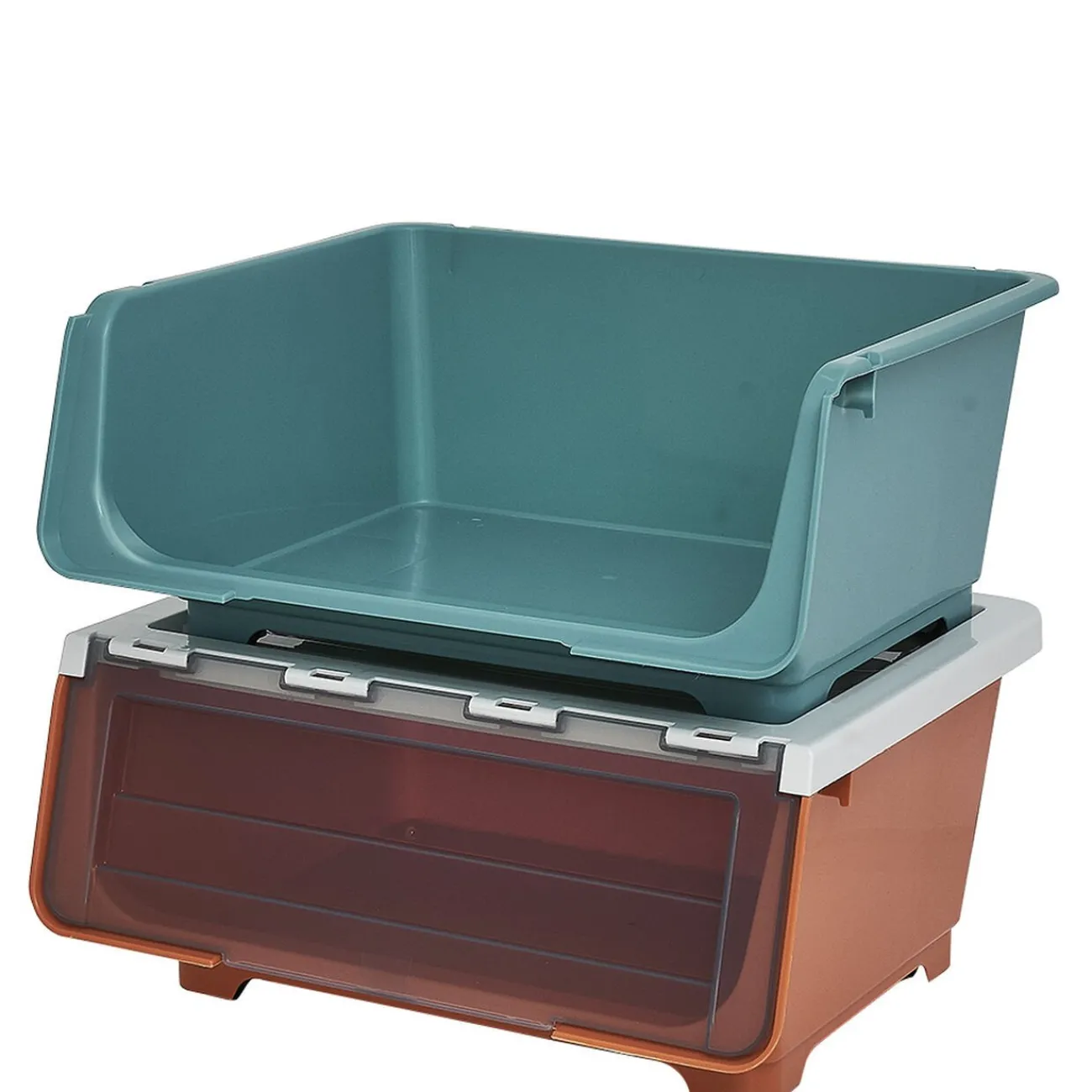 Gifi Rangement|Boîte de rangement à ouverture latérale - 43x33xH21 cm