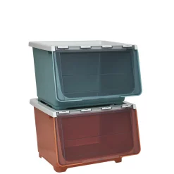 Gifi Entretien Du Linge|Boîte de rangement à ouverture latérale - 43x33xH30,5 cm