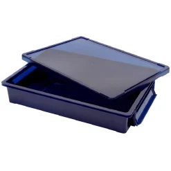 Gifi Rangement|Boîte de rangement A4 avec fermeture à clips 4L