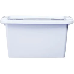 Gifi Rangement|Boîte de rangement avec couvercle lavande transparent 11L