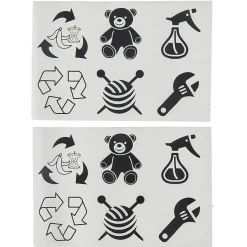 Gifi Rangement|Boîte de rangement blanche avec couvercle 40 L