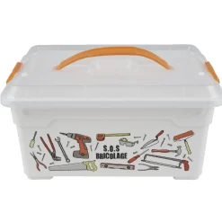 Gifi Aménagement Atelier^Boîte de rangement bricolage 12 L