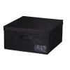 Gifi Entretien Du Linge|Boîte de rangement carrée noire