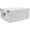 Gifi Rangement|Boîte de rangement carton L30 x H17 x L40 cm