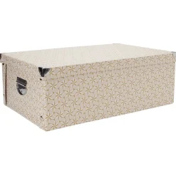 Gifi Rangement|Boîte de rangement carton L34 x H18,5x L51 cm
