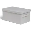 Gifi Rangement|Boîte de rangement coton imprimé fleuri 36xH17x22cm