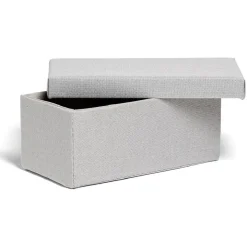 Gifi Rangement|Boîte de rangement coton imprimé fleuri 24,5xH10x13cm