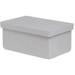 Gifi Rangement|Boîte de rangement coton imprimé fleuri 27,5xH12,5x17,5cm