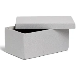 Gifi Rangement|Boîte de rangement coton imprimé fleuri 27,5xH12,5x17,5cm