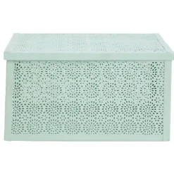 Gifi Rangement|Boîte de rangement déco verte d eau