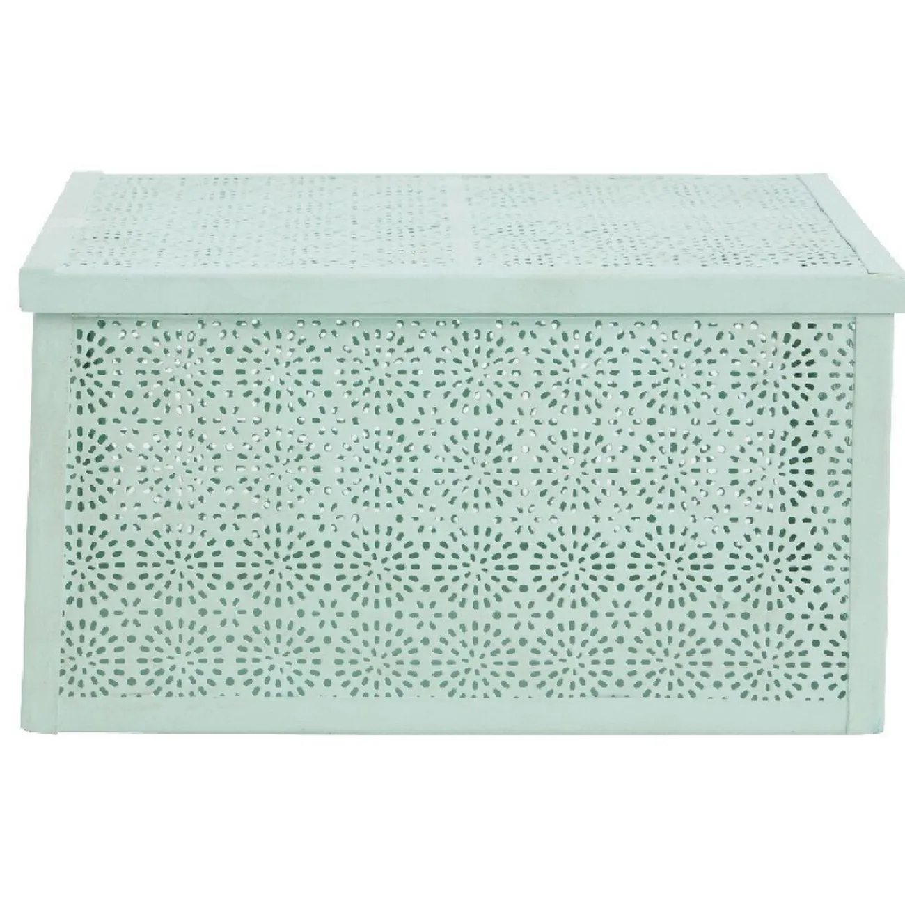 Gifi Rangement|Boîte de rangement déco verte d eau