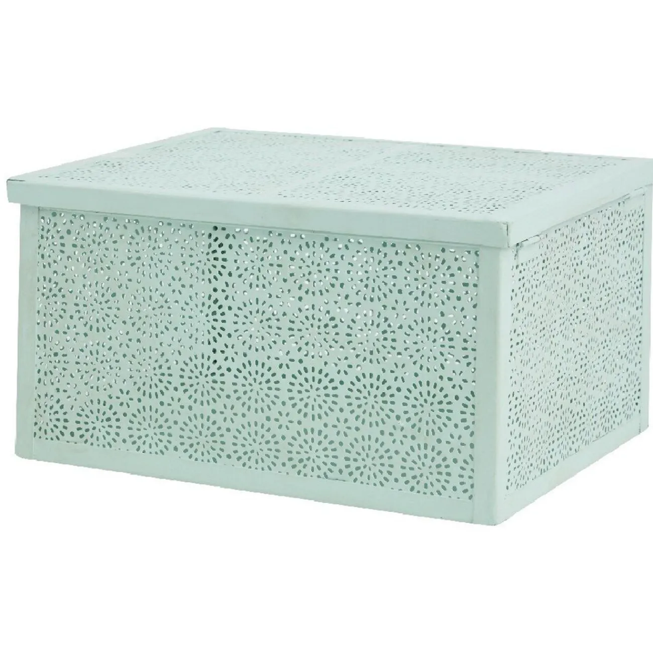 Gifi Rangement|Boîte de rangement déco verte d eau