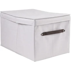 Gifi Entretien Du Linge|Boîte de rangement demi ouverture 50x35xH30cm