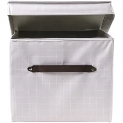 Gifi Entretien Du Linge|Boîte de rangement demi ouverture 50x35xH30cm