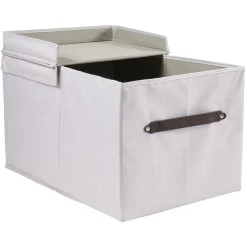 Gifi Entretien Du Linge|Boîte de rangement demi ouverture 50x35xH30cm