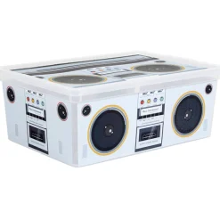 Gifi Rangement|Boîte de rangement design musique 10 L