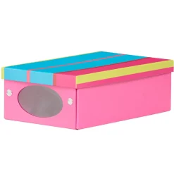 Gifi Rangement|Boîte de rangement en carton multicolore