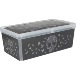 Gifi Rangement|Boîte de rangement 6L design tête de mort