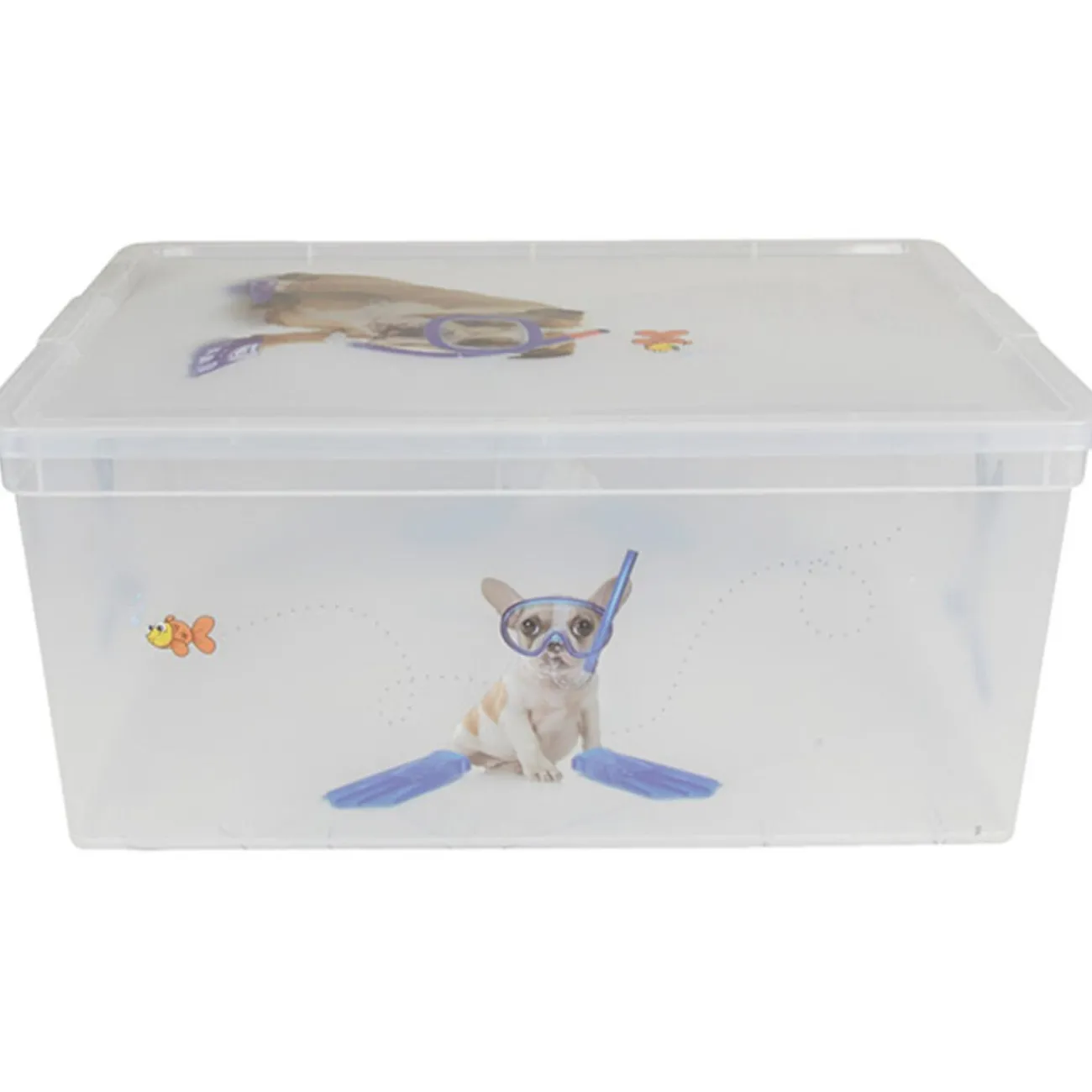 Gifi Rangement|Boîte de rangement 18L design chien