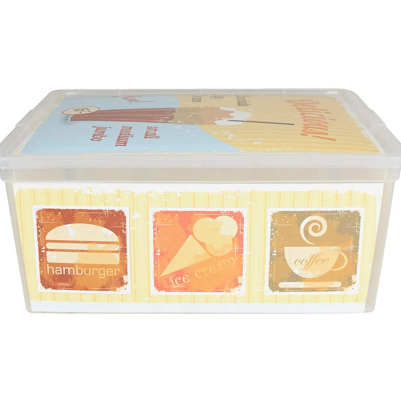 Gifi Rangement|Boîte de rangement 18L délicious