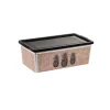 Gifi Rangement|Boîte de rangement motif ananas 6 L