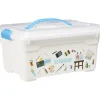 Gifi Aménagement Atelier^Boîte de rangement motif loisirs créatifs 12L