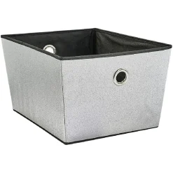 Gifi Entretien Du Linge|Boîte de rangement pailletée 3 couleurs