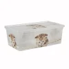 Gifi Entretien Du Linge|Boîte de rangement plastique 6 L design chat ou chiots
