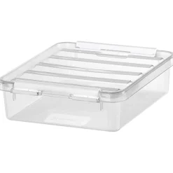 Gifi Entretien Du Linge|Boîte de rangement plastique transparent 1L