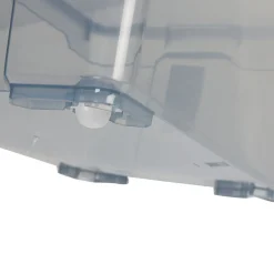 Gifi Rangement|Boîte de rangement plastique noir fumé 45 L