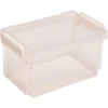 Gifi Rangement|Boîte de rangement plastique à clips 0,7 L rose