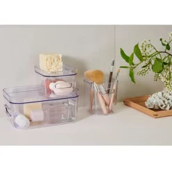 Gifi Entretien Du Linge|Boîte de rangement plastique transparent SmartStore Compact Clear XS