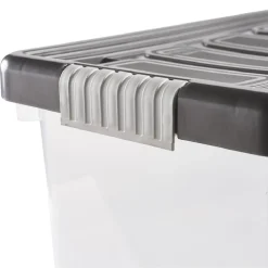 Gifi Entretien Du Linge|Boîte de rangement plastique sapin Noël 90L 120x39xH33 cm