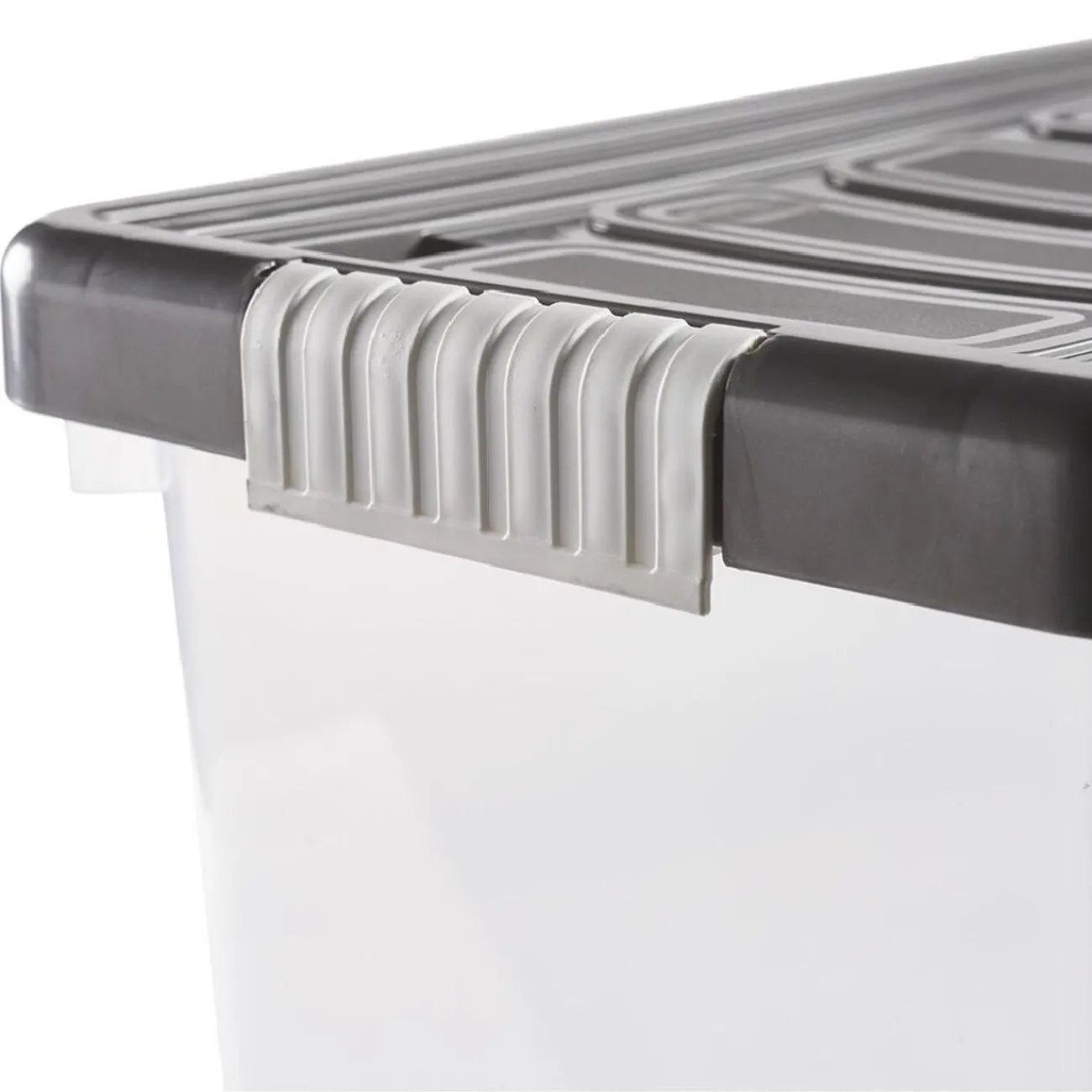 Gifi Entretien Du Linge|Boîte de rangement plastique sapin Noël 90L 120x39xH33 cm