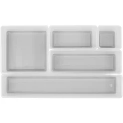 Gifi Rangement|Boîte de rangement pour tiroir 37,5x7,5xH.5 cm