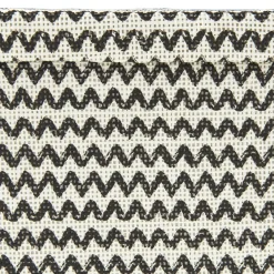 Gifi Entretien Du Linge|Boîte de rangement rectangulaire décor zig zag noir blanc