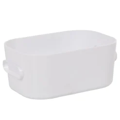 Gifi Aménagement Salle De Bain^Boîte de rangement salle de bain blanche SmartStore Compact Taille XS